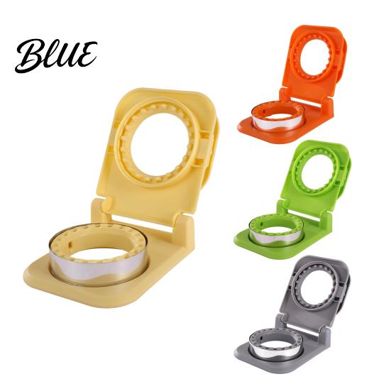Uncrustable Sandwich Maker Homemade Sandwiches & Round Sealer Crustless Cutter Maker DIY Mold Cutting Sealing Tool for Kids Lunch