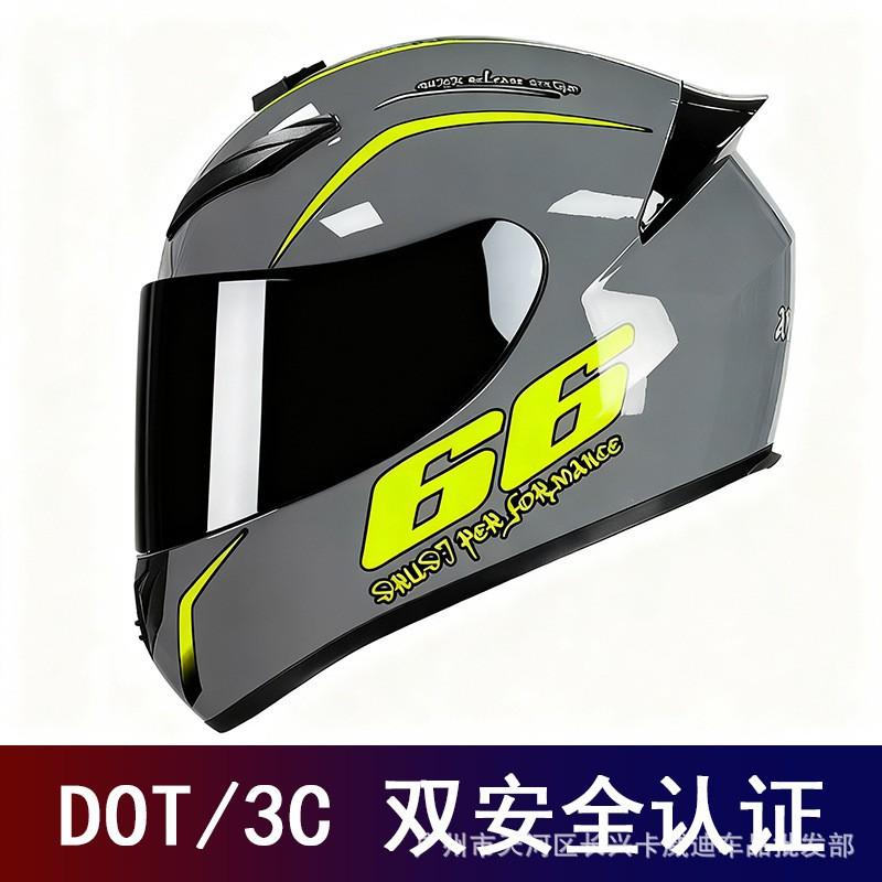 Full Face Motorcycle Helmet Men Women Vintage Style Scooter ATV Quad Bike DOT Certified