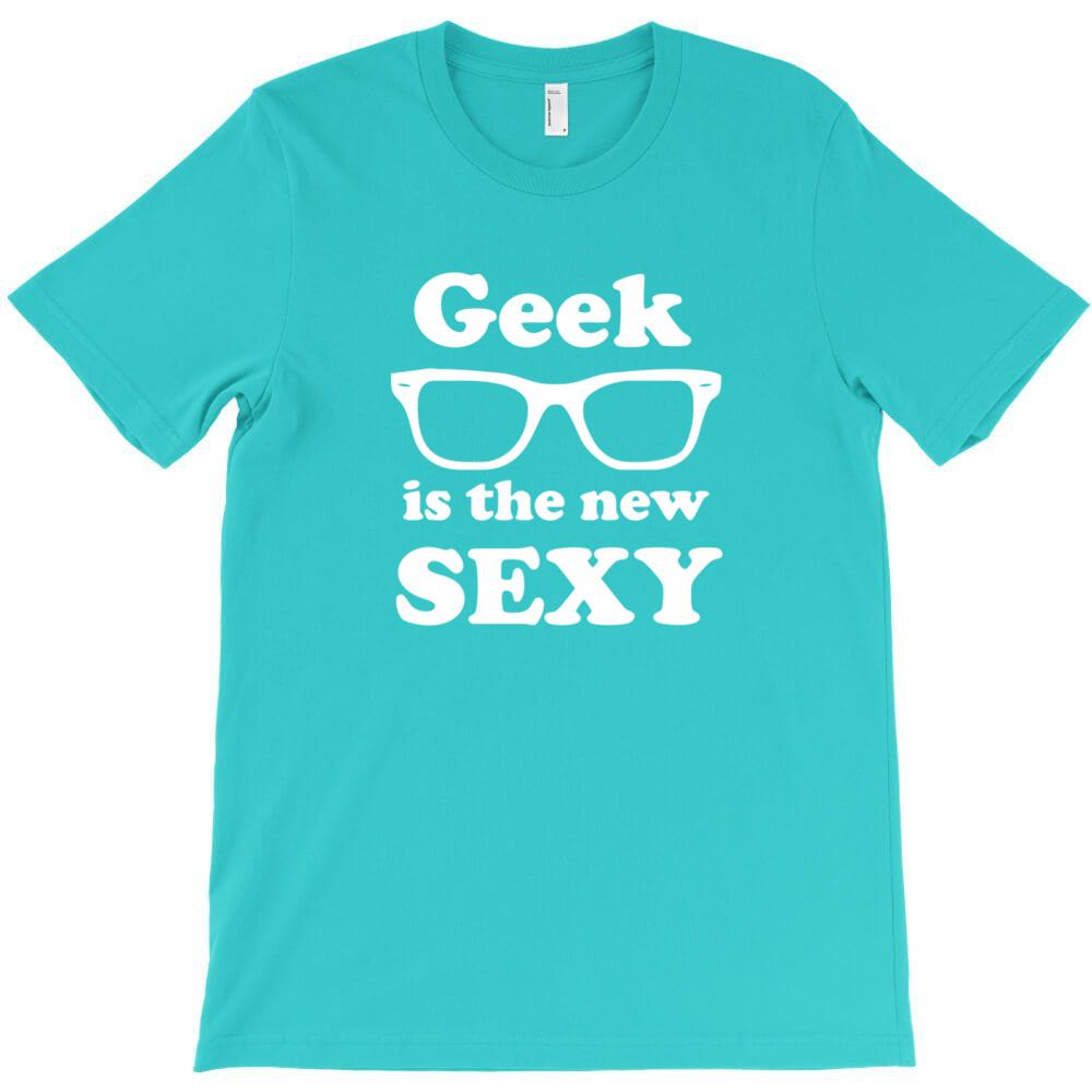 Geek Is The Sexy T Shirt Mens Short Sleeved Tee Shirt T