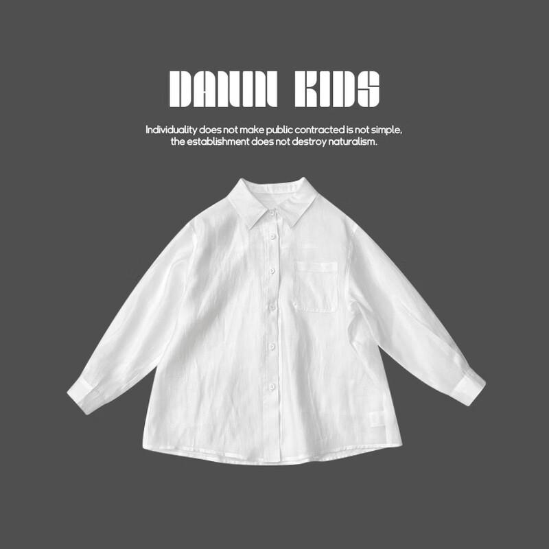 Girls' Lightweight Long-Sleeve Casual Shirt