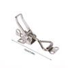 1Pc 304 Stainless Steel Boat Deck Clamp Hasp Lock Heavy Duty Fastener For Marine Locker Strong Anti Rust Construction