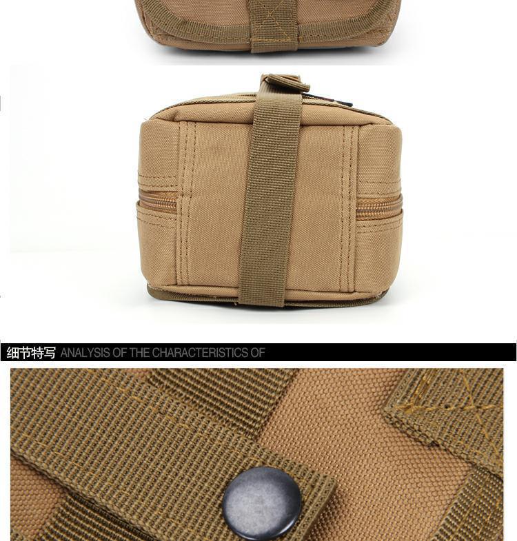 Camouflage Tactical Medical Waist Pack: Multifunctional Outdoor Mountaineering Survival Bag