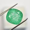 Natural Green Zambian Emerald 19ct Square Cushion Certified Loose Gemstone