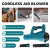 Mamidw 38000RPM Brushless Cordless Air Blower Handheld Leaf jet Turbo Blower Power Tool For Makita 18V Battery