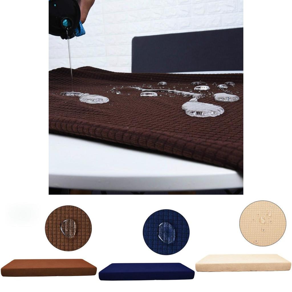 Protect Your Sofa With Waterproof Stretchy Seat Cushion Cover Anti-wrinkle Material