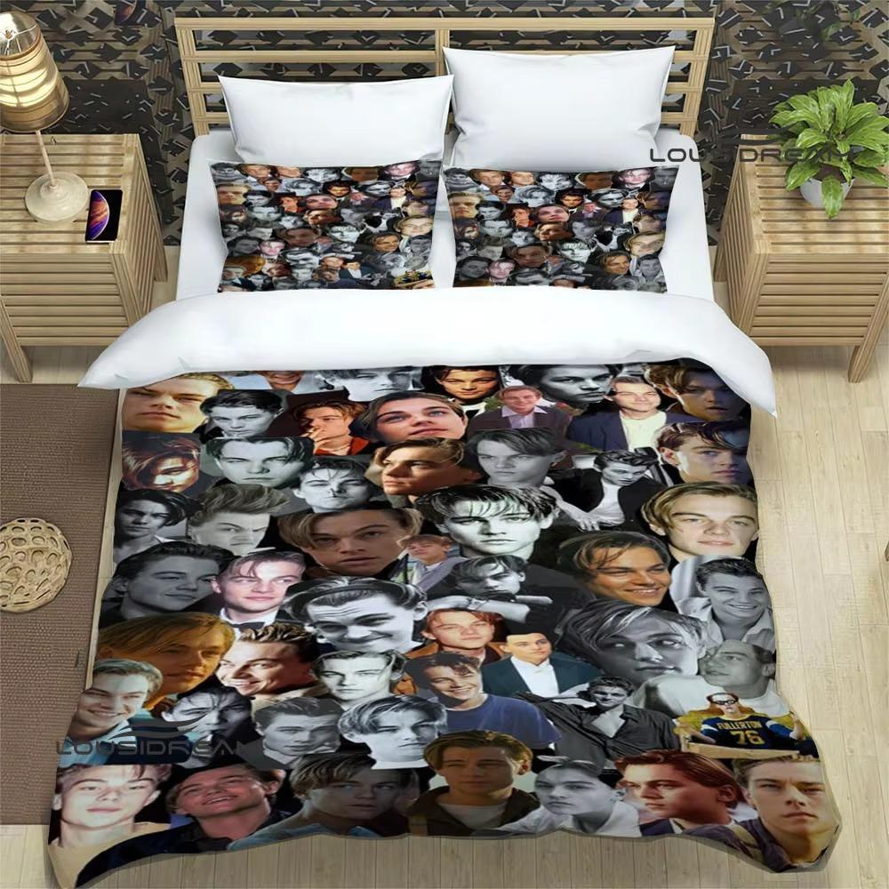 Seturi de lenjerie de pat tipărite Titanic Leonardo DiCaprio set de rechizite de pat rafinat set de pat cuvertură de pilotă cadou de ziua de nastere