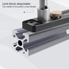 Aluminum Alloy Single Hole Punch Tool Woodworking Drilling Locator Suitable For Architects & Home Renovation Enthusiasts