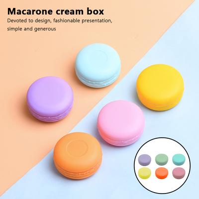 1Pcs 10Ml Silicone Travel Portable Lotion Cream Box Bottle Cosmetic Foundation Cream Pill Macaron Storage Box