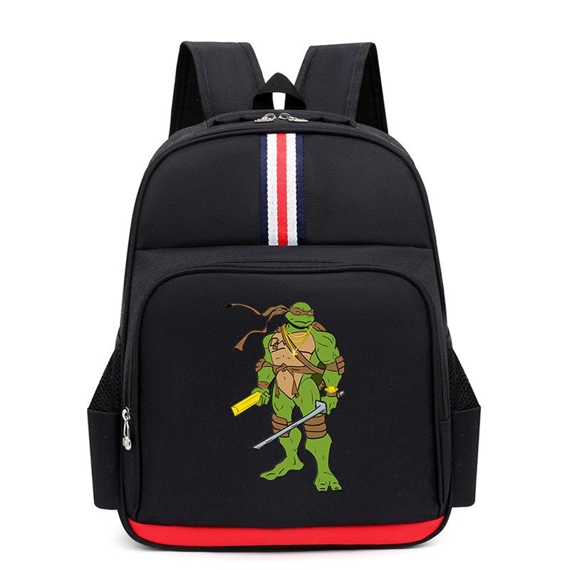 Hot Sale Teenage Mutant Ninja Turtles Cartoon Printed Backpack Elementary and Secondary School Students Outdoor Leisure Large Capacity