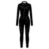 Catwoman Cosplay Costume With Digital Print For Halloween Parties