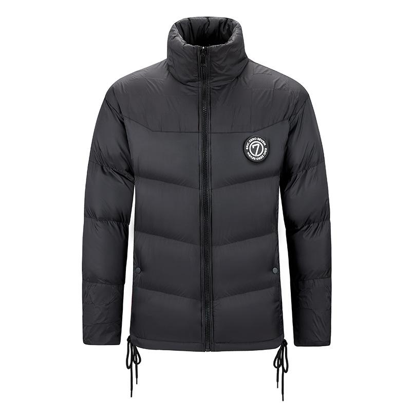 

New winter men s casual warm clothes, piled and thickened multi-bag jackets, clothes. L чорний