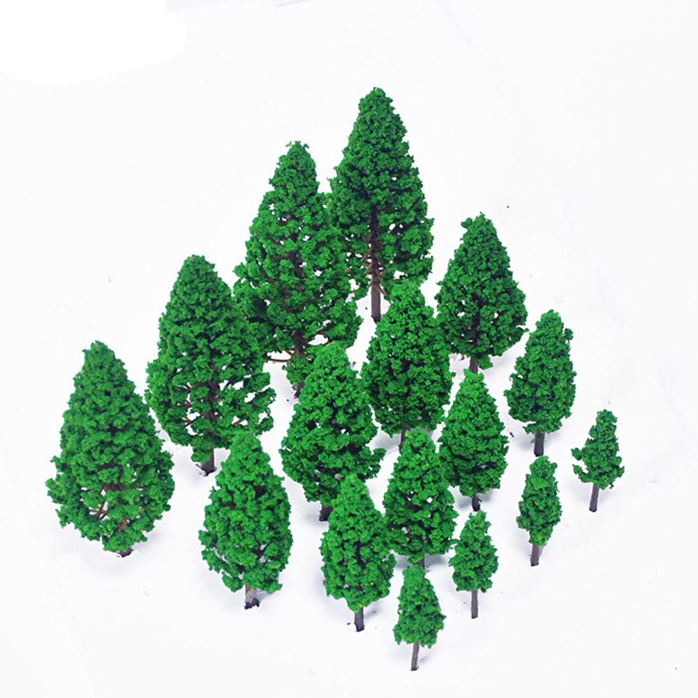Garden Railroad Decoration Miniature Pine Tree Scene Model Micro Landscape Artificial Greenery