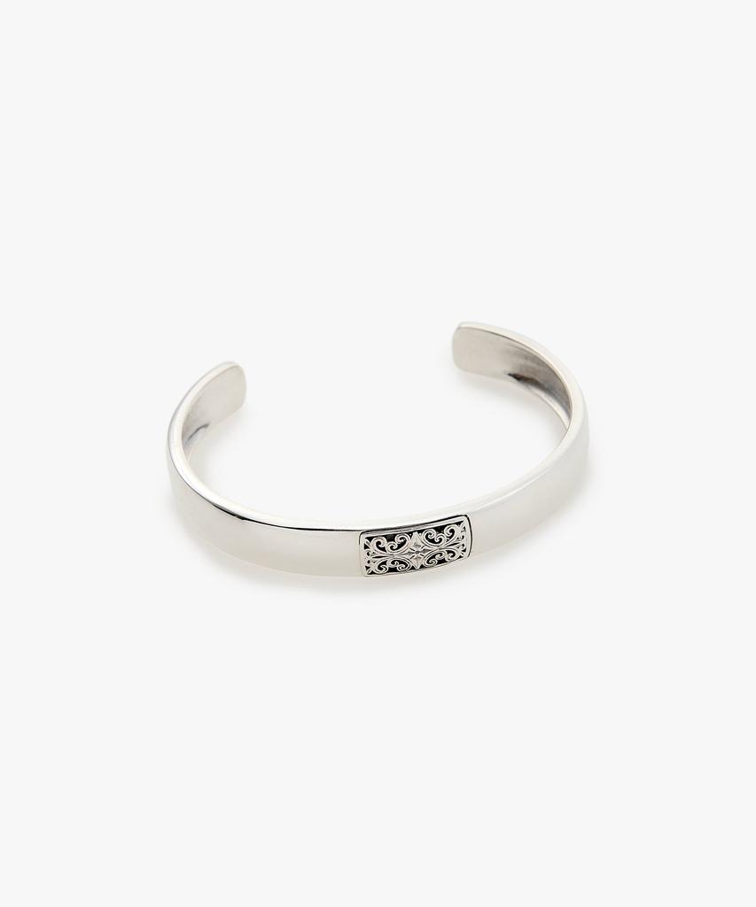 Man On The Boon [Gerochristo Jewelry] Cuff Bracelet_Silver 4716129219