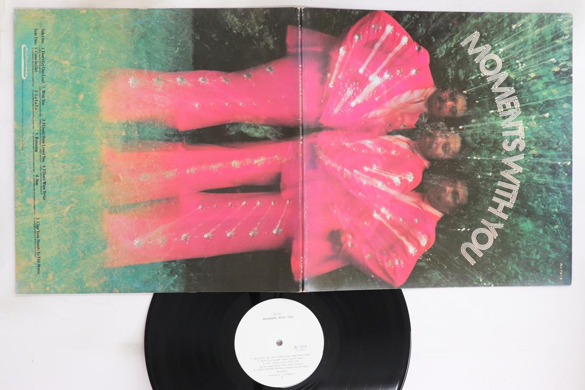 

LP Record MOMENTS - Moments With You RJ7214PROMO ALL PLATINUM 1977 Japan Soul/Funk Used