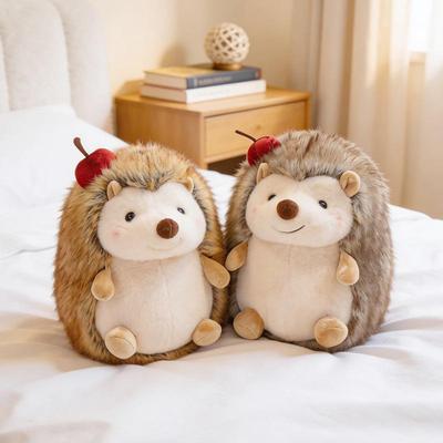 Adorable Hedgehog Plush Soothing Doll - Cute Sleep Companion for Kids and Perfect Birthday Gift for Girls.
