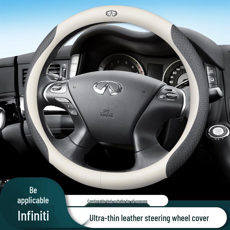 Infiniti Lenkradbezug: Echtes Leder für Q50, QX50, Q60, Q70, QX80, FX3 - Ganzjahres