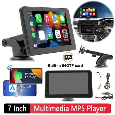 Wireless Carplay Android Auto MP5 Car Player 7 Inch Touch Screen Bluetooth 5.0 SD7293 Auto Audio Car Stereo Hands-Free Call