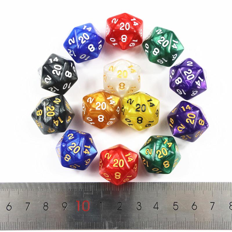 Polyhedral D&D Dice D20 Game Dice for Dice Tabletop Role-Playing Game