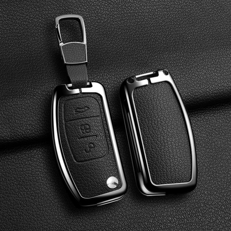 Interior Mouldings New Car Key Case Cover Keychain Protector Shell Fob Holder For Ford Focus 2 MK2 Fiesta Mondeo Galaxy Falcon T
