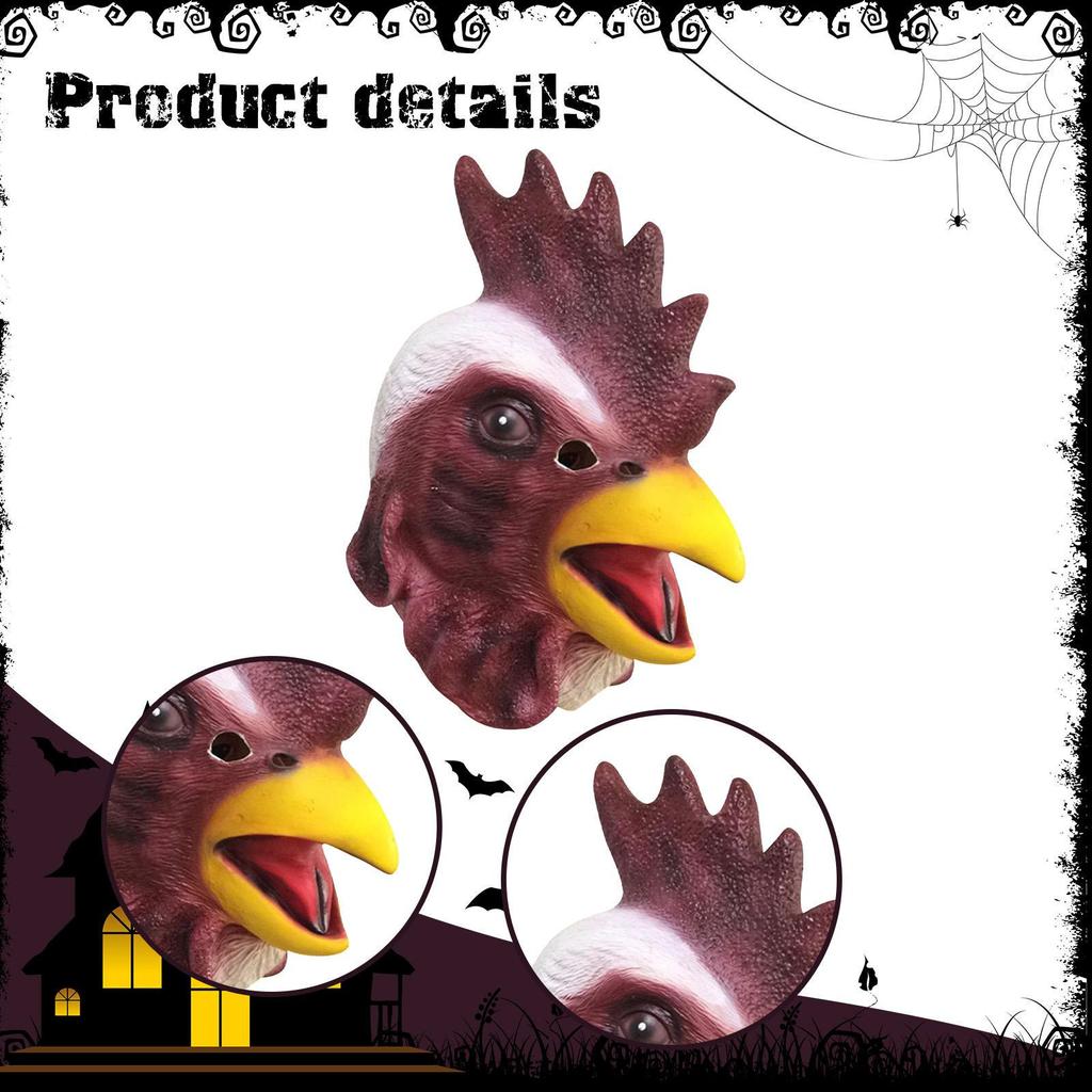 Halloween Turkey Funny Latex Face for Party Props Festival Performance