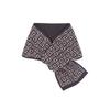 Vanbrough Cashmere 100 Allover Variant Motif Petit Scarf Bpftm1008 Bw