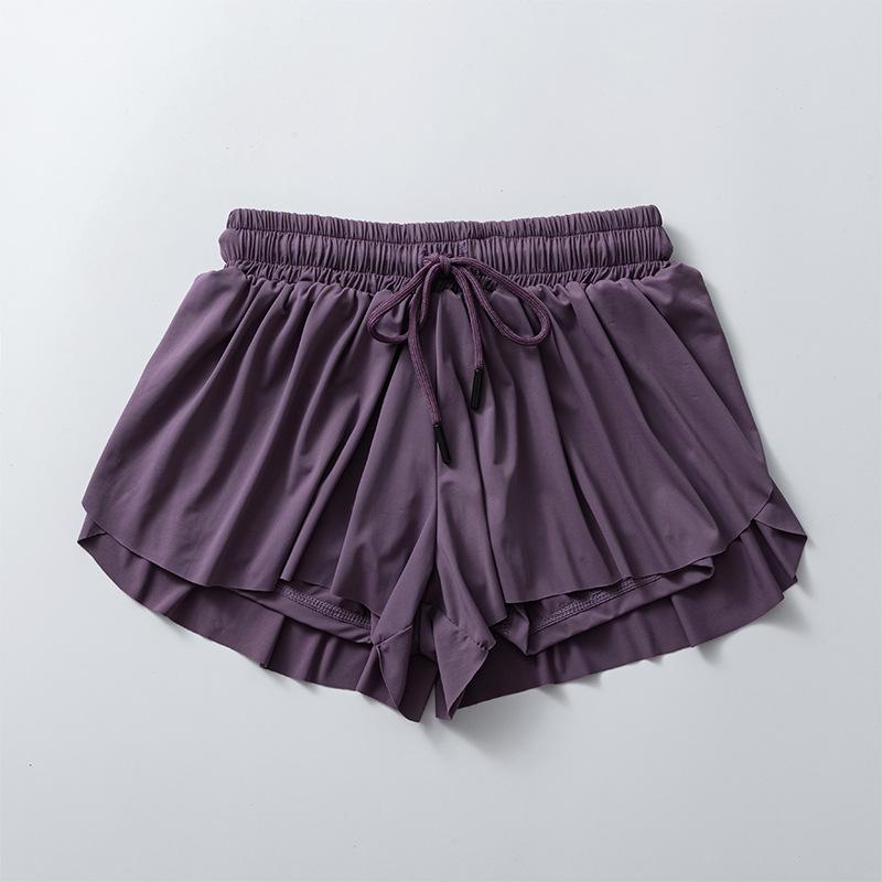 Gonna da Yoga/Tennis da Donna ad Asciugatura Rapida con Pantaloncini Traspiranti e Tasche
