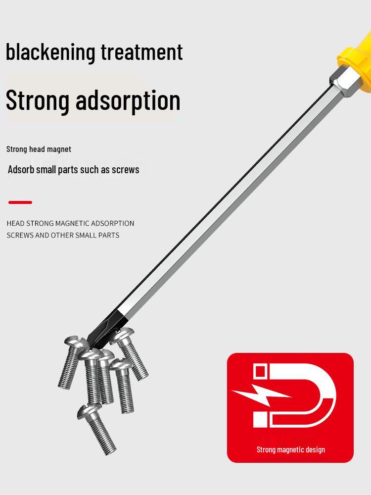 Magnetischer Schraubendreher-Satz mit Kreuz- und Schlitzkopf - Industriell, Schlagfest, Superhart