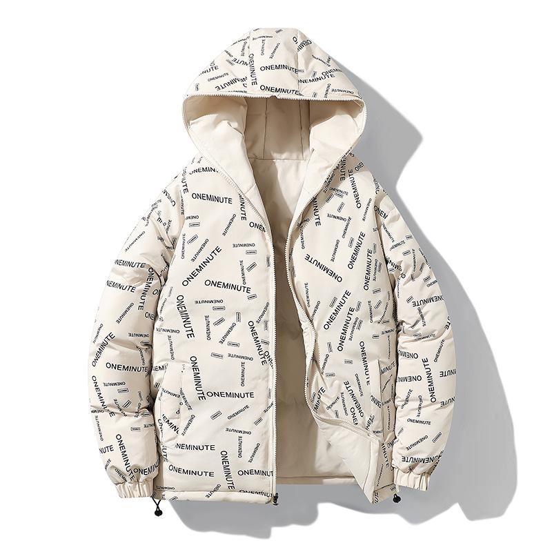 2023 Trendy Plus Size Double-Sided Cotton Hooded Jacket - Loose Fit, Thick Warm Winter Outerwear for Couples