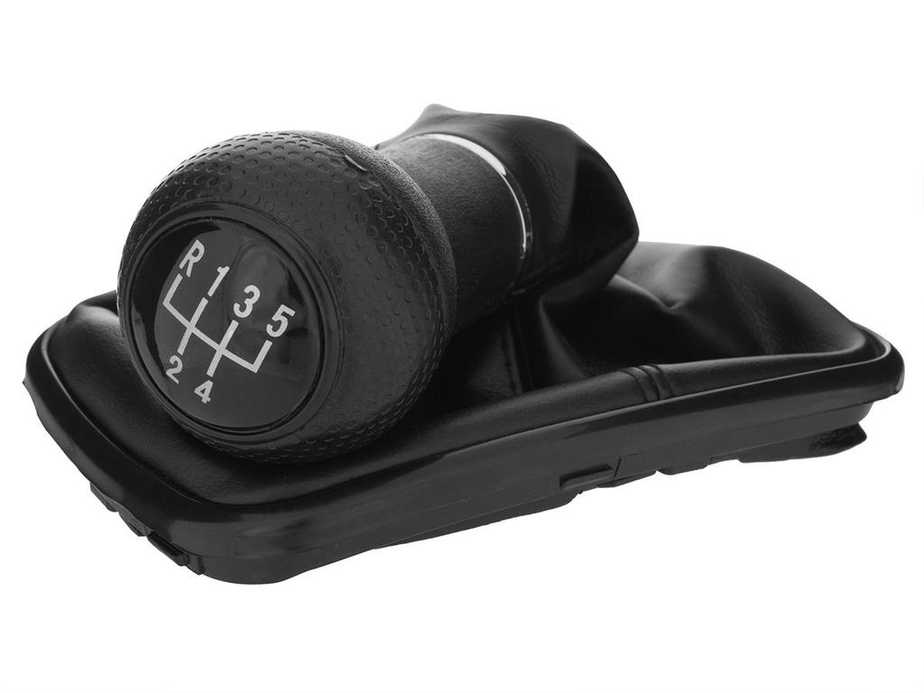 VW Golf IV 98-05 BLACK 5 SPEED GEAR SHIFT KNOB + 12MM HOLE