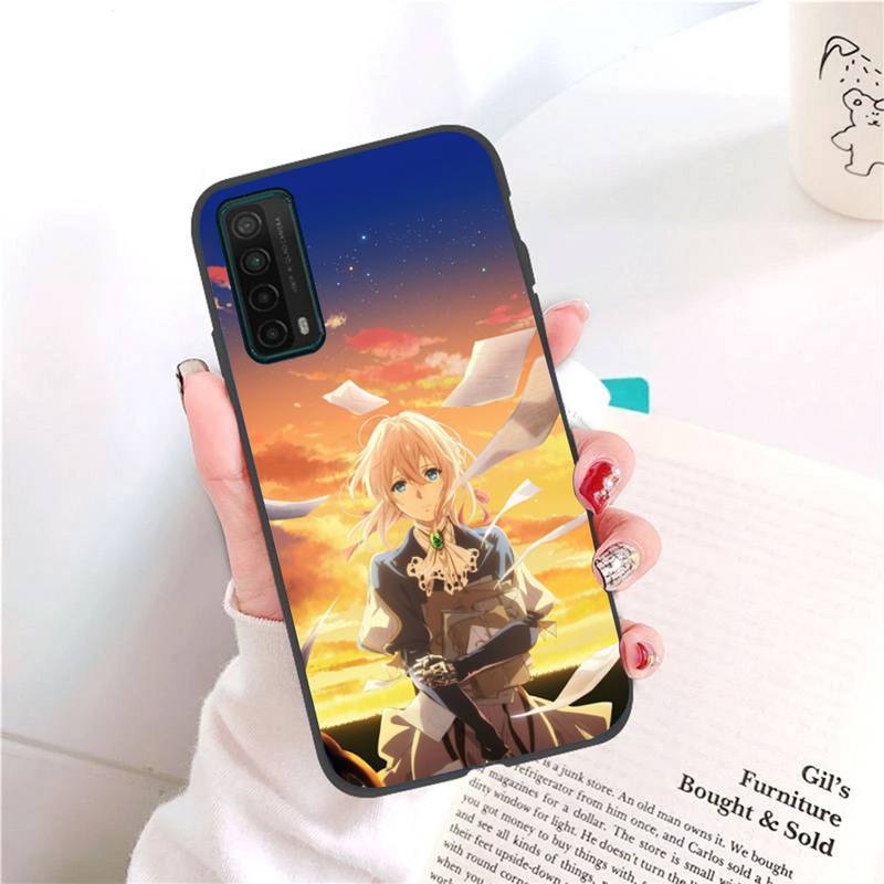 Etui na telefon Violet Evergarden dla Honor 7A Pro 7C 10i 8A 8X 8S 8 9 10 20 Lite Silikonowe Etui