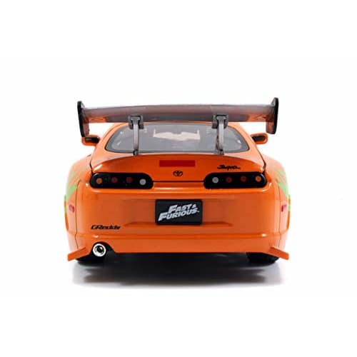 1/24 Scale Fast & Furious Diecast Model Car Brian Toyota Supra Orange JADATOYS