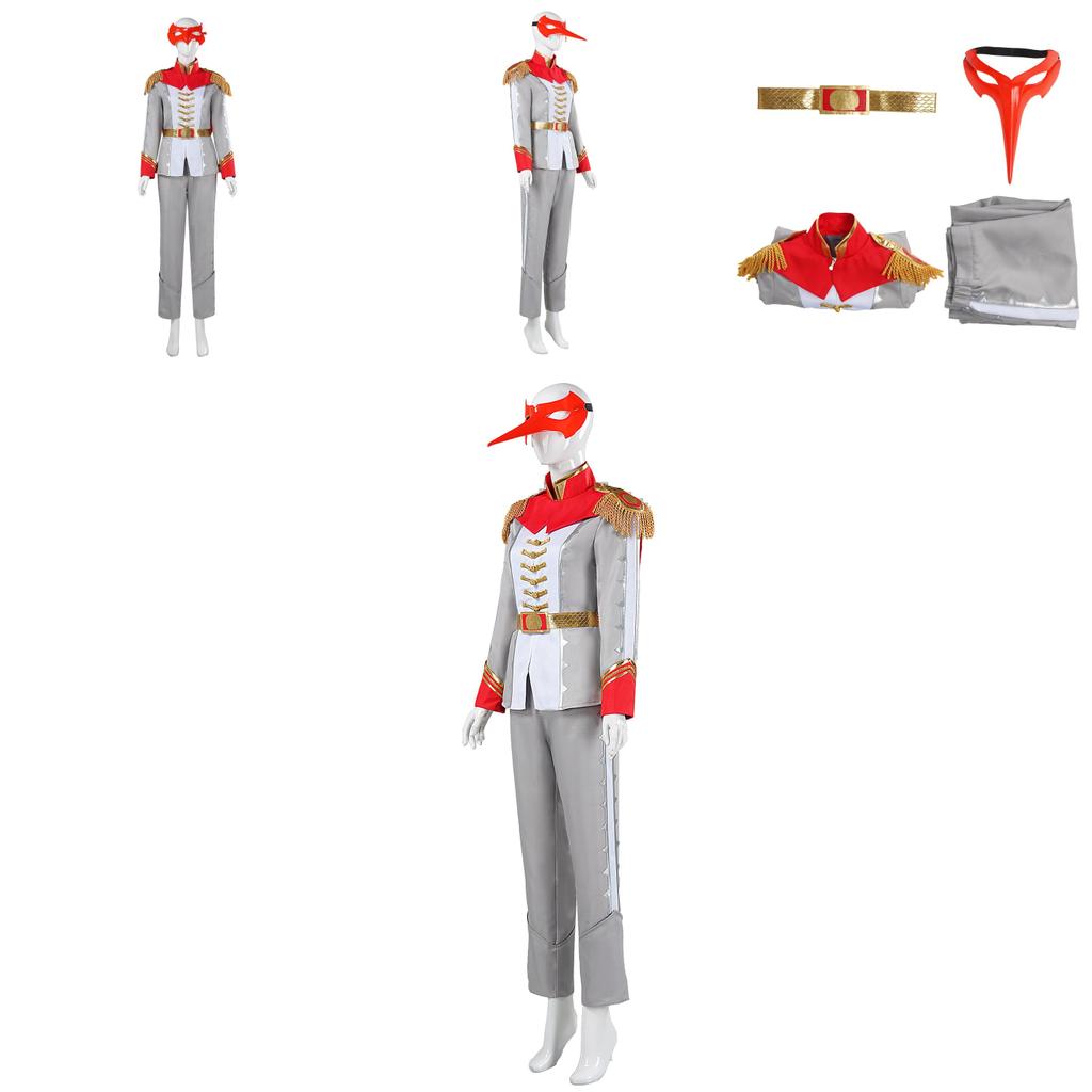 Persona 5 Akechi Goro Cosplay Costume Set With Mask For Anime Role Play