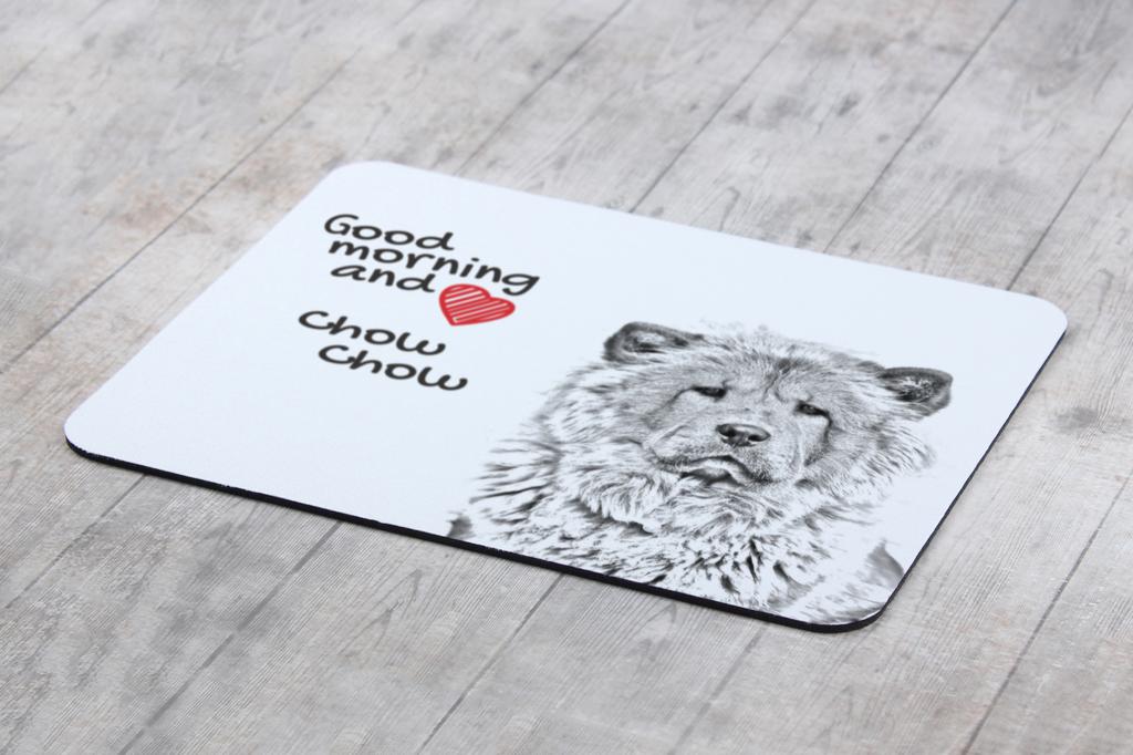 Chow Chow - mouse pad with print, personalized dog-themed mouse pad, unique gadget for an office worker by Art-Dog brand