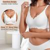Plus Size Wireless Seamless Soft Support Anti Sagging Gathering Bra For Women