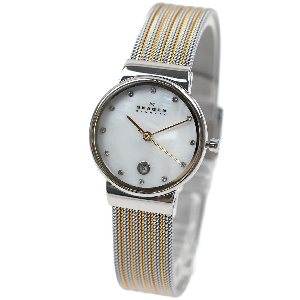 Skagen Watch Ancher 355SSGS White Dial