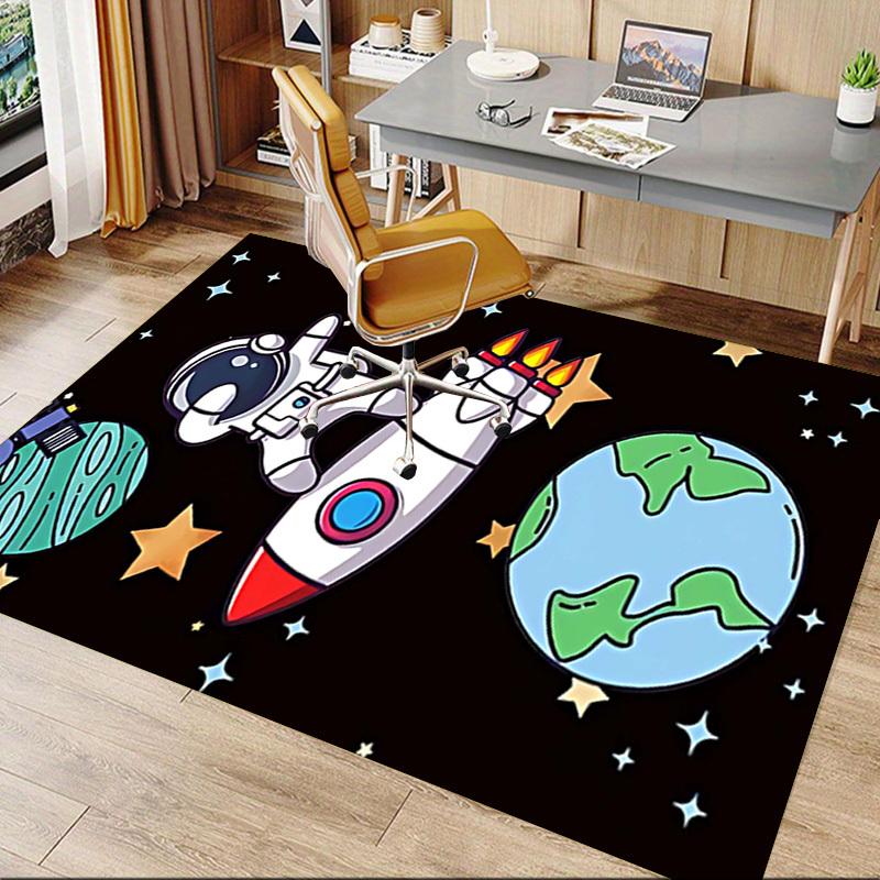 1PC space astronaut Anti-slip carpet, suitable for Office, bedroomand playrooms. It can also be used as a sofa footrest cover-W95