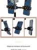 Dual-Position Live Streaming Tripod with Fill Light for Video Recording