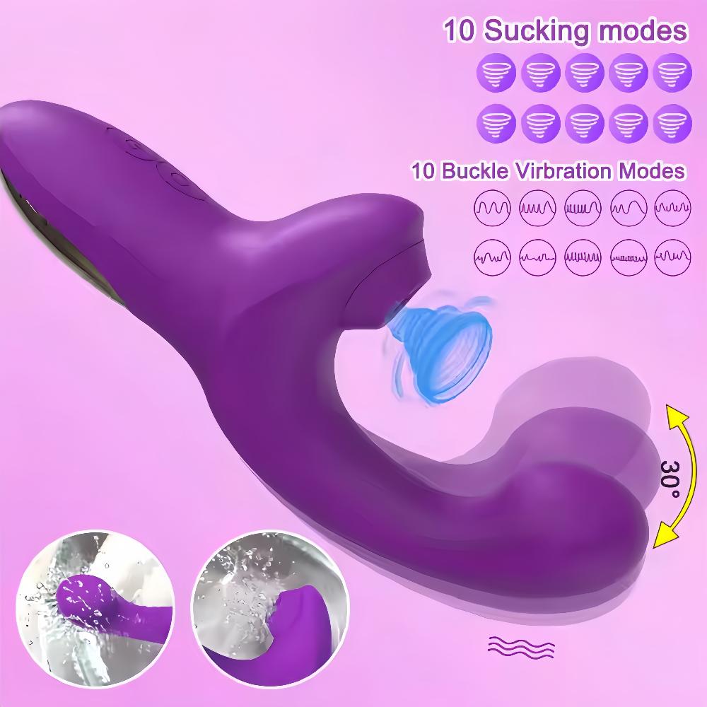 Powerful Sucking Vibrator Simulation Dildo Female G-spot Nipple Clitoris Sucking Stimulator Female Masturbator Adult Products
