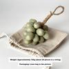 Sapone Artigianale all'Uva | Sapone da Bagno Naturale a Forma di Frutta | Olio d'Oliva e Olio di Cocco | 150g/255g/300g