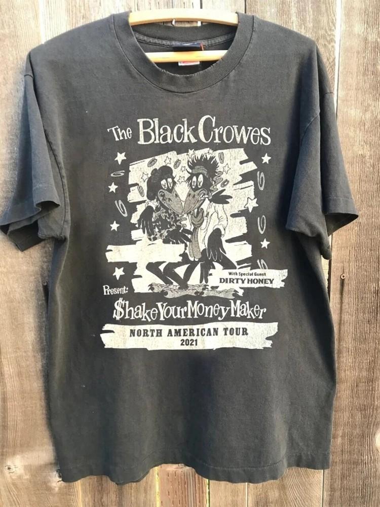 

The Black Crowes North American Tour Charcoal T shirt Classic style S5XL Unisex T-Shirt XXXL