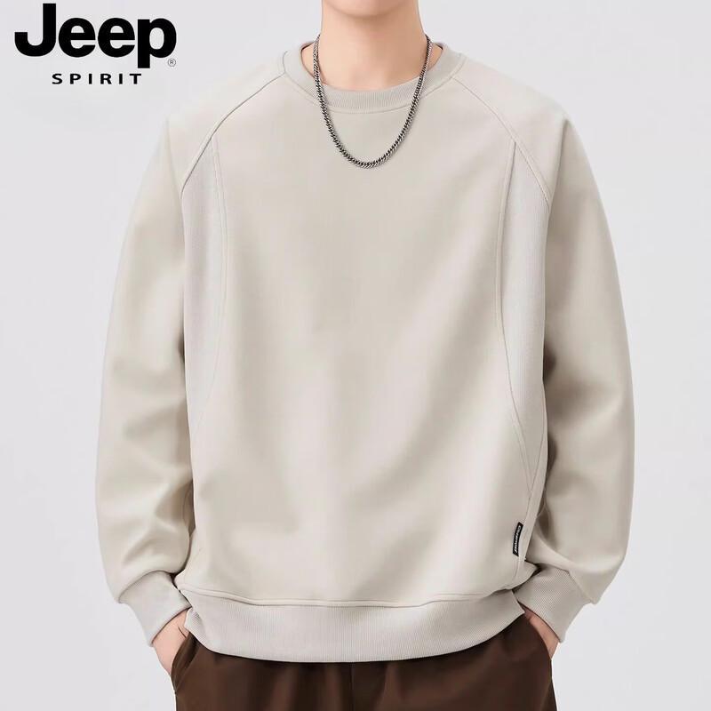 JEEP SPIRIT Men s Crew Neck Pullover Sweatshirt XL
