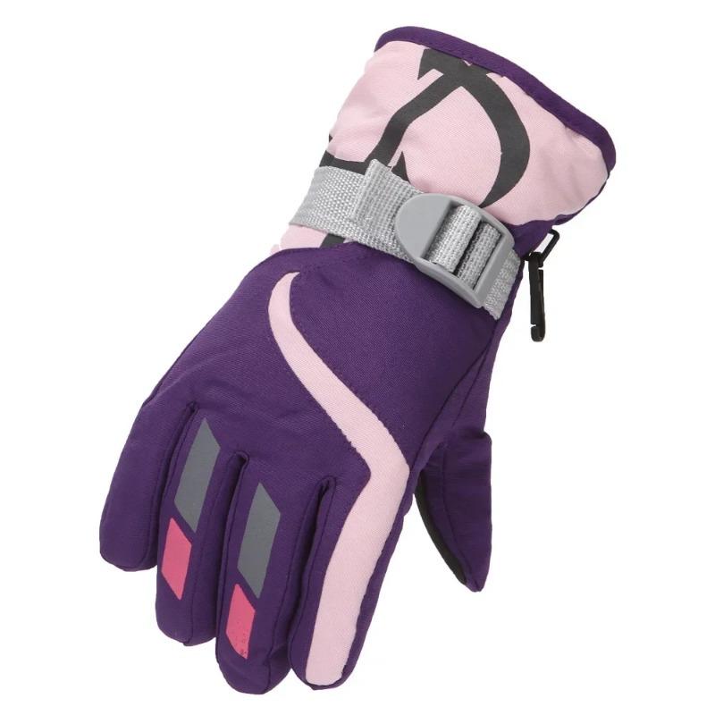 Winter Snow Warm Gloves for Children Aged Thicken Warm Skiing Mittens Kids Boys Girls Ski Snowboard Windproof Gloves