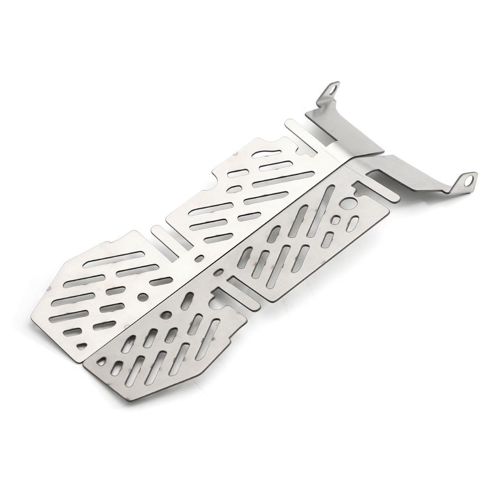 Stainless Steel Chassis Armor Protection Anti Skid Battery Protection Plate Replacemet for Traxxas TRX4 1 10 Remote Control Crawler