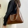 Wine Red Hobo Bag korean Style Tote Bag Trendy Underarm Bag  Outdoor