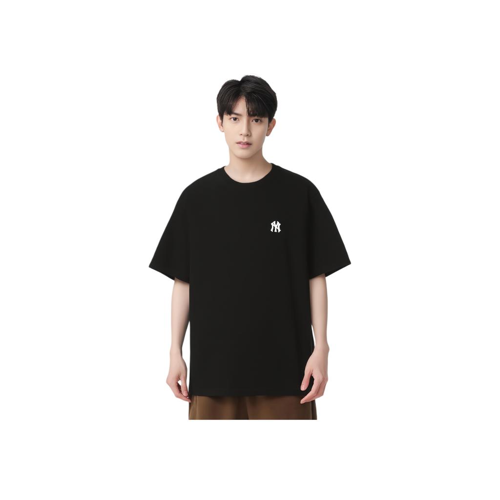 New MLB Set-in Sleeve T-Shirt Unisex Black 3ATSB0434-50BKS