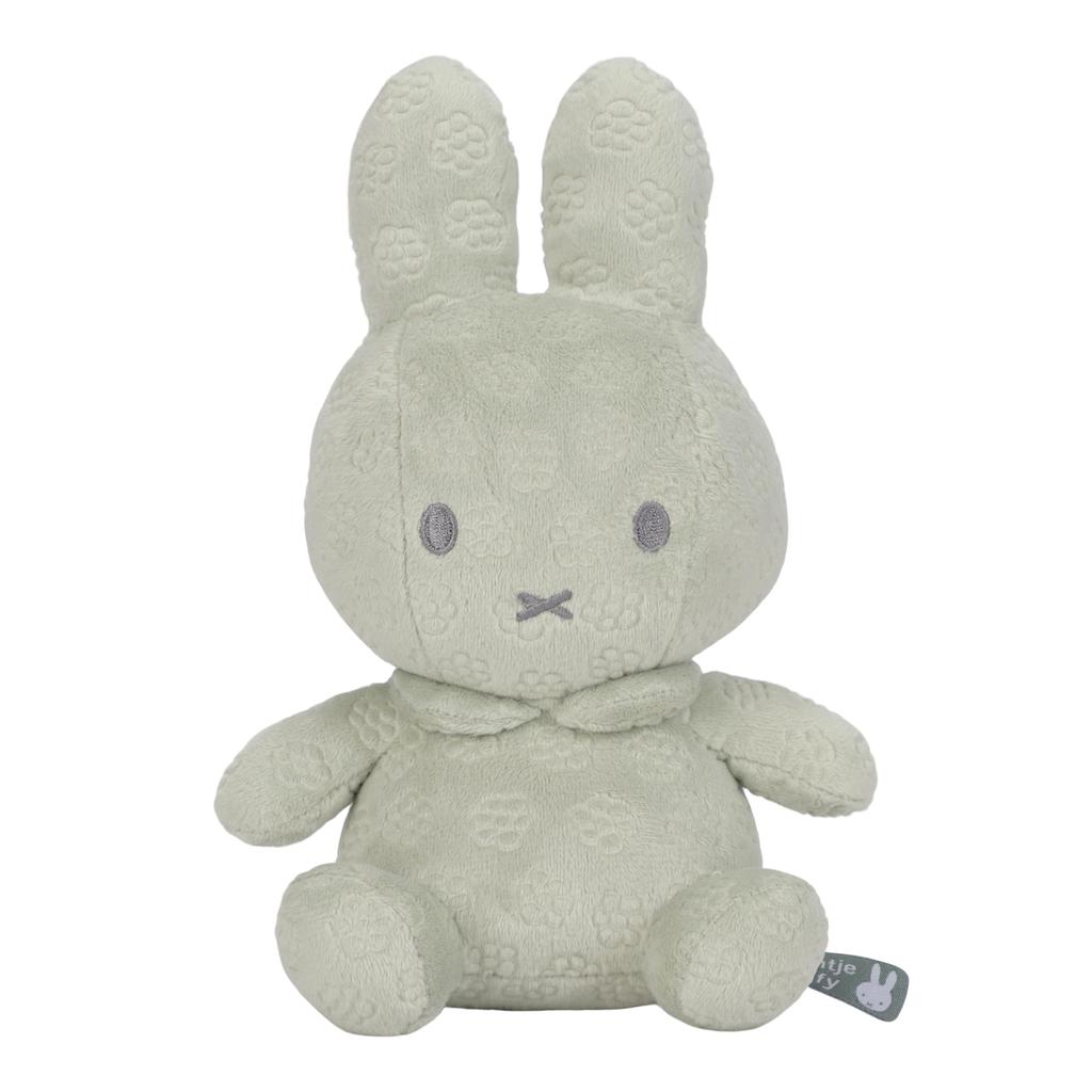 Little Dutch Miffy Flower Plush Toy, 20cm, Matcha Green, Miffy's First Toy, from Birth, TYLITNIJN886