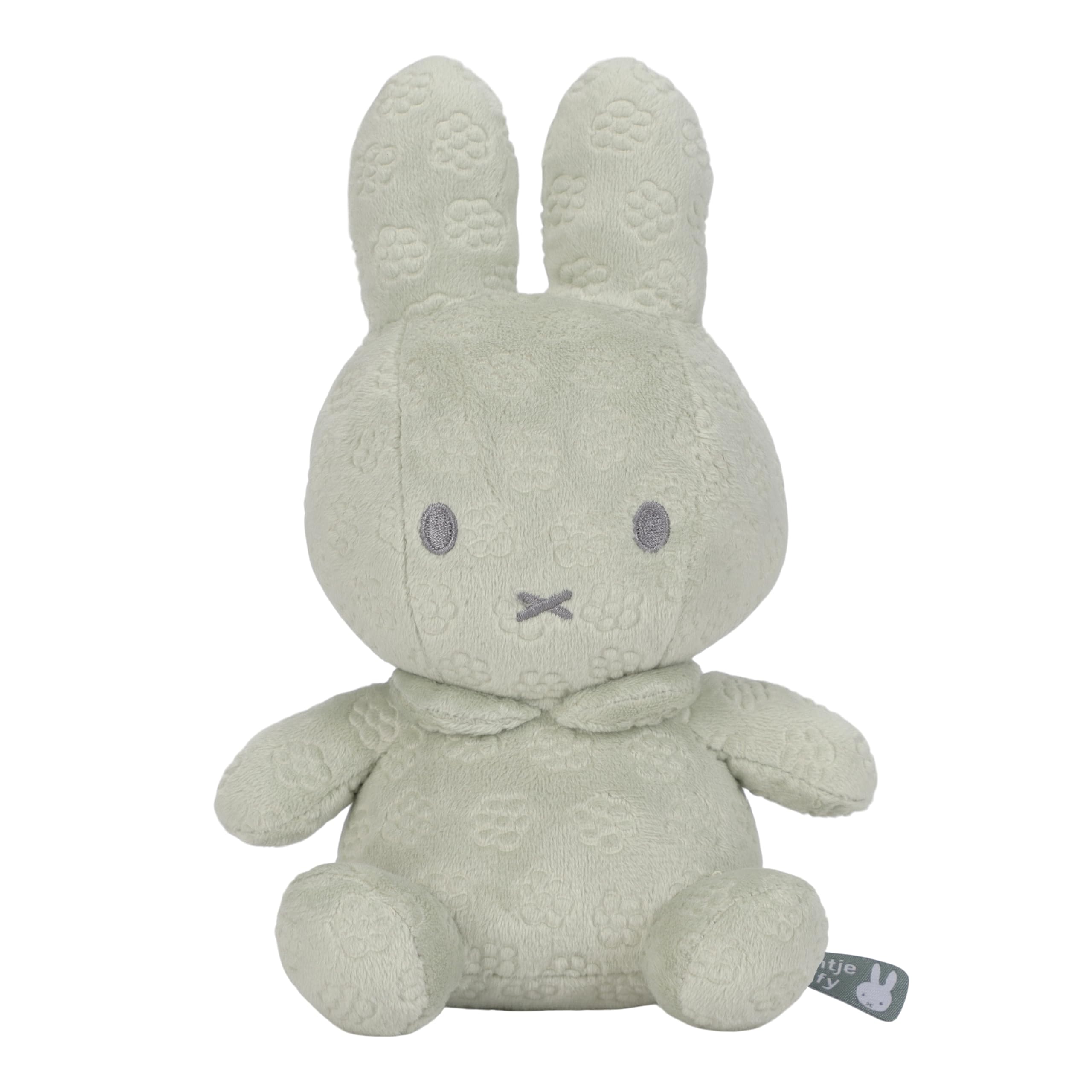 Little Dutch Miffy Flower Plush Toy, 20cm, Matcha Green, Miffy s First Toy, from Birth, TYLITNIJN886