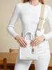 Michael Kors Borsa a tracolla con logo Gigi e tracolla regolabile, da donna, bianca