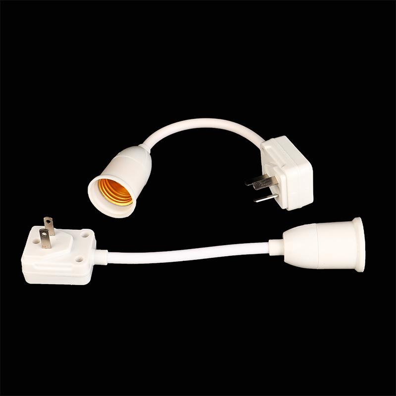 E27 Lamp Base Flexible Bend Wall Light Socket Adapter Plug Switch Lamp Bulb Extension Holder