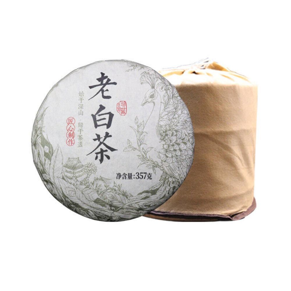2023 Fuding Aged White Tea Pu-erh Cake, 357g, Aroma Rich, Naturally Healthy